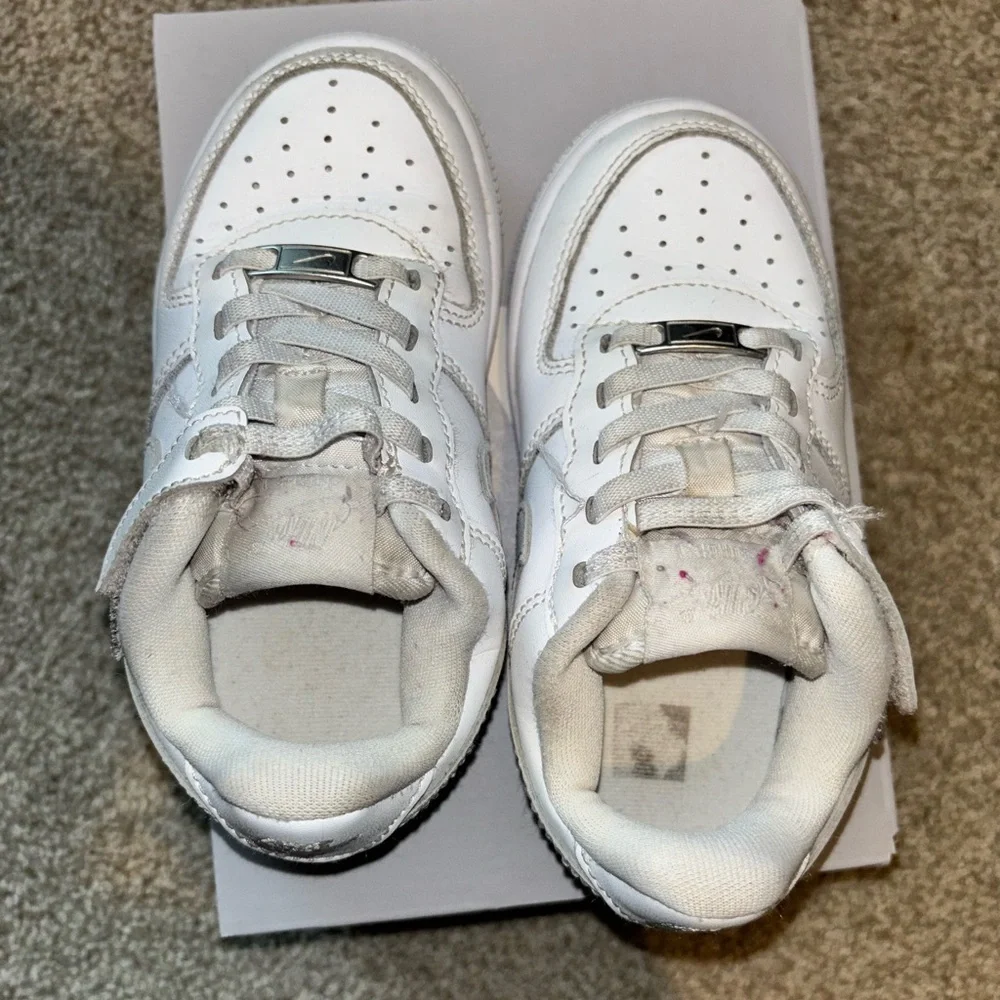 Toddler Force 1 Low EasyOn Kids White Sneakers